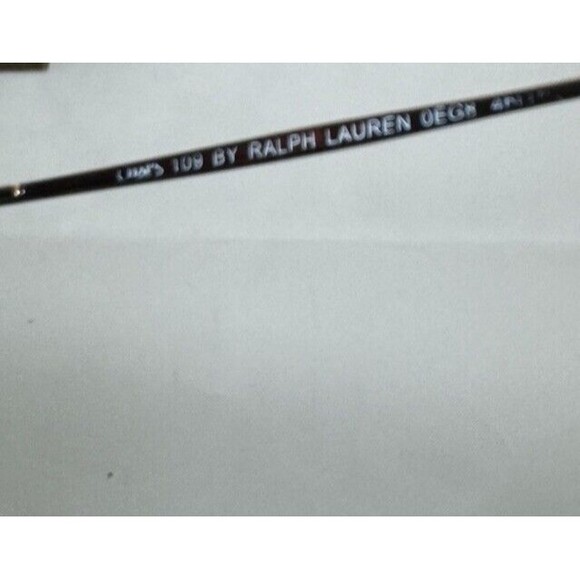 VTG Chaps 109 By Ralph Oval Half Rim Brown Metal Eyeglasses  OEG8 46 20 140frame - Picture 4 of 8